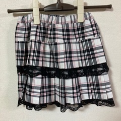 子供服　ジャケット、スカート、シャツ一式の画像