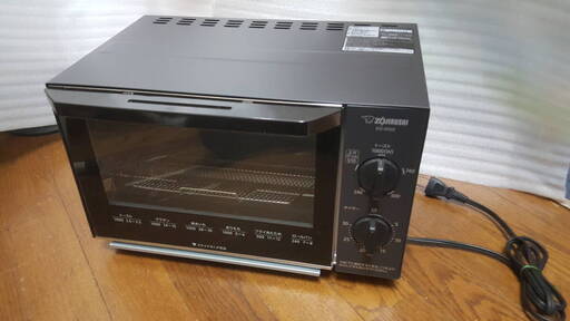 ZOJIRUSHI 象印 オーブントースター EQ-AG22 ブラック 1000W 2021年製 動作確認済み