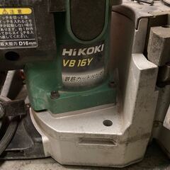 電動 工具 ハイコーキ HIKOKI 鉄筋 カット ベンダー 16mm VB16Y 導通、アーム動くこと確認済み 鉄筋カットベンダの画像