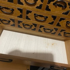 レトロ　薬箪笥　裁縫　小引出し　収納 の画像