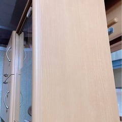 【お値下げ中3200円▶︎2500円】収納棚 木 シェルフ 扉付き 引出し 新生活  ひとり暮らしの画像