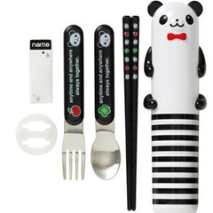 【新品未使用】トリオセット  るんるんパンダ の画像