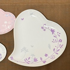 ※商談決まりました　　　【新品】CUORE ハートお皿セット　5枚の画像