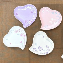 ※商談決まりました　　　【新品】CUORE ハートお皿セット　5枚の画像
