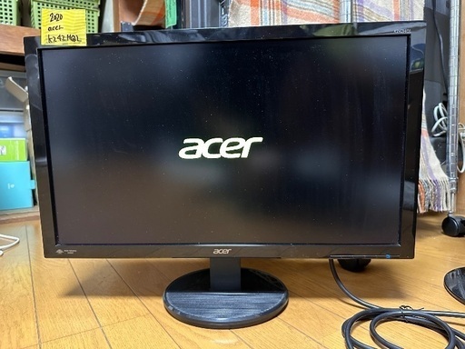 ️モニター ディスプレイ番号9 Acer 2020年製 24インチ 大阪府内 配達設置無料 保管場所での引き取りは値引きします