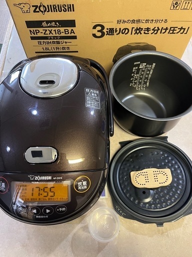 炊飯器 NP-ZW18 象印 圧力IH 一升炊き 炊飯器 NP-ZW18 象印 圧力IH 一升炊き 価格.com - 象印 極め炊き NP-