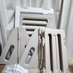 ベビーサークル　ベビーゲート　日本育児 キッズランド　2way ラテ