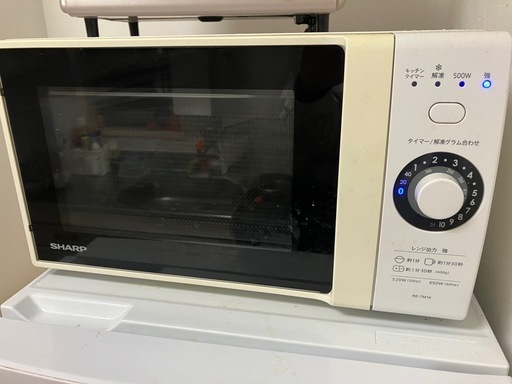 シャープ　RE-TM18-W 電子レンジ　2020年　一人暮らし