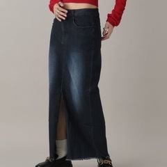 forever21 ロングスカート　デニムの画像