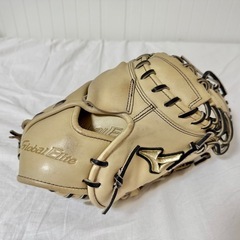 ミズノ 硬式用【グローバルエリート】HSelection∞インフィニティ ブロンド 硬式 キャッチャーミットの画像