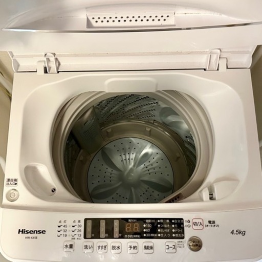 4.5kg 全自動洗濯機 HW-K45E