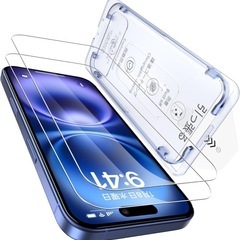 【新品】iPhone 16 ガラスフィルム 2枚セットの画像