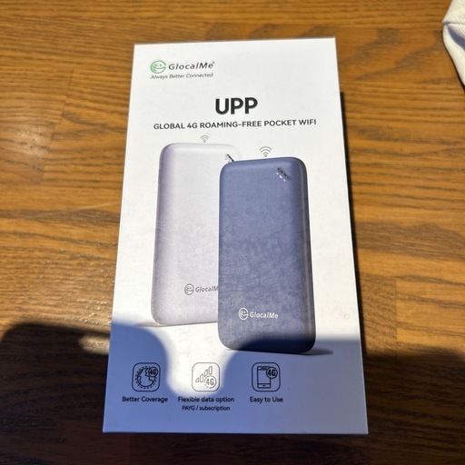 GlocalMe UPP モバイルWiFi ポケットWiFi