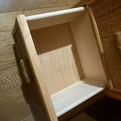 ★終了★ラタンシェルフ引き出し付の画像
