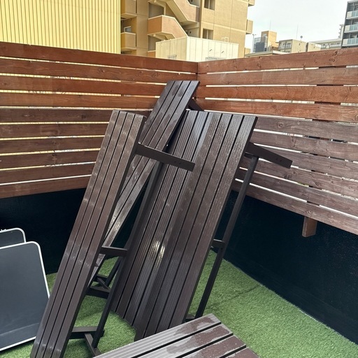 屋外用　椅子　セット全て