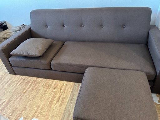 【受け渡し予定者確定】３人がけソファ