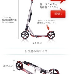 キックボード(HUDORA社)の画像