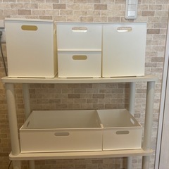 商談中【ニトリ】収納ボックス6個セットの画像