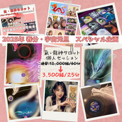 【期間限定】氣・龍神タロット個人セッション(2025年🌸春分🌸宇...