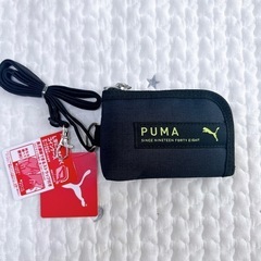 新品　プーマコインケース　ブラック　ショルダーキッズ財布 の画像