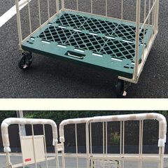(中古) カゴ台車 三栄 荷役 機械(株) Ｉ(アイ)カーゴ　Ｓ...