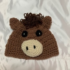 馬さん帽子 年賀状 