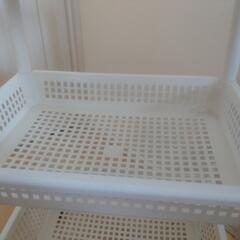 キッチン収納ケース　キャスター付の画像