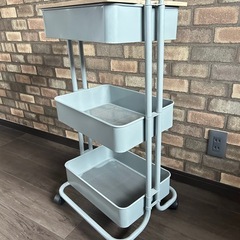 キッチンワゴン オムツやランドセル収納などにも