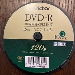 【新品】DVDRビクター　10枚セット