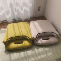 【受け渡し決定しました】背もたれ角度調整可能　折りたたみ座椅子 2台セットの画像