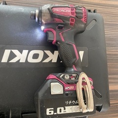 値下げしました‼️ 実働品！ 
18V 力調整式電動ドライバー バッテリー6.0Ah2個セットの画像