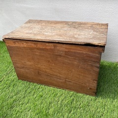 【お譲り先決定済】木箱②  りんご箱　古道具　レトロ　アンティー...