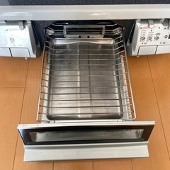 【取引中】　リンナイ　グリル付きガステーブル　ガラストップ　LPガス用の画像