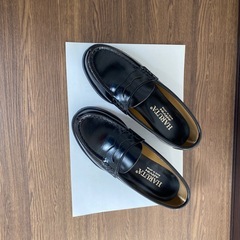 ローファー　黒22.5cm