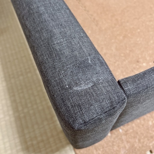 【引渡決定】ZINUS ジヌス 布張り ヘッドボード付 ベッドフレーム  セミダブル  Nelly Upholstered Platf