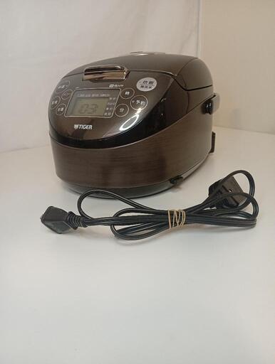 【1261】2020年製TIGER(タイガー) 炊飯器 炊きたて ウッドブラック