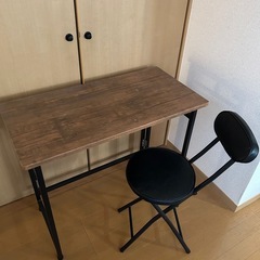 机、テーブル、姿見3点セット