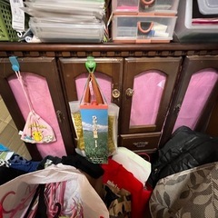 食器棚　大　アンティーク　キッチンボード