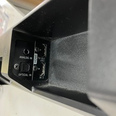 I2503-427 SONY サウンドバー SA-CT660 13年製　 通電確認済み　キズ汚れ有り ※配線付属してませんの画像