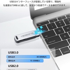 新品未使用　USBメモリ 128GB 3in1 大容量 USB3.0高速 アイフォン用の画像