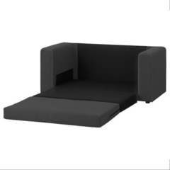 【値下げ可能】IKEA  ソファーベッド ASKEBY　ブラック　の画像