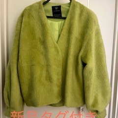 新品タグ付き くすみグリーン アウター ジャケット
