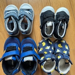 男の子13cm 靴サンダルまとめ売りの画像
