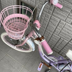 子供自転車　18インチ　補助輪、スタンドありの画像