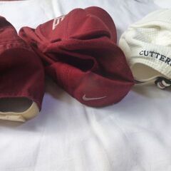 ナイキ、アディダス、CUTTER＆BUCKのキャップです。の画像