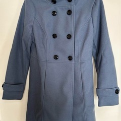 値下げ♪　在庫処分　新品未使用Allegra K ラシャコート Aライン 長袖 防寒 レディース XS　　の画像