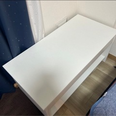受付終了机　テーブル　デスク　白