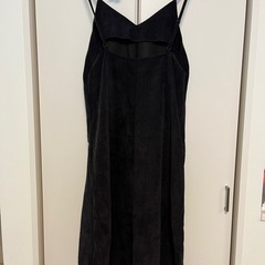 黒コーデュロイ ワンピース（S）の画像