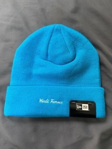 FW18 Supreme NewEra Box Logo Beanie Blue