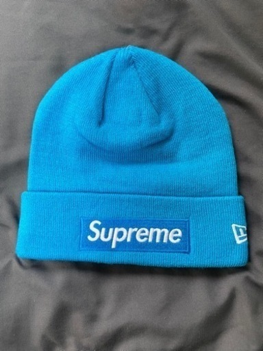 帽子 FW18 Supreme NewEra Box Logo Beanie Blue